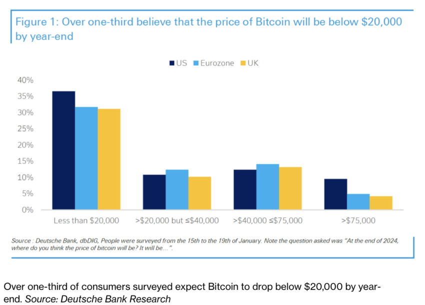 Result of Survey on Bitcoin's Price at the Year End