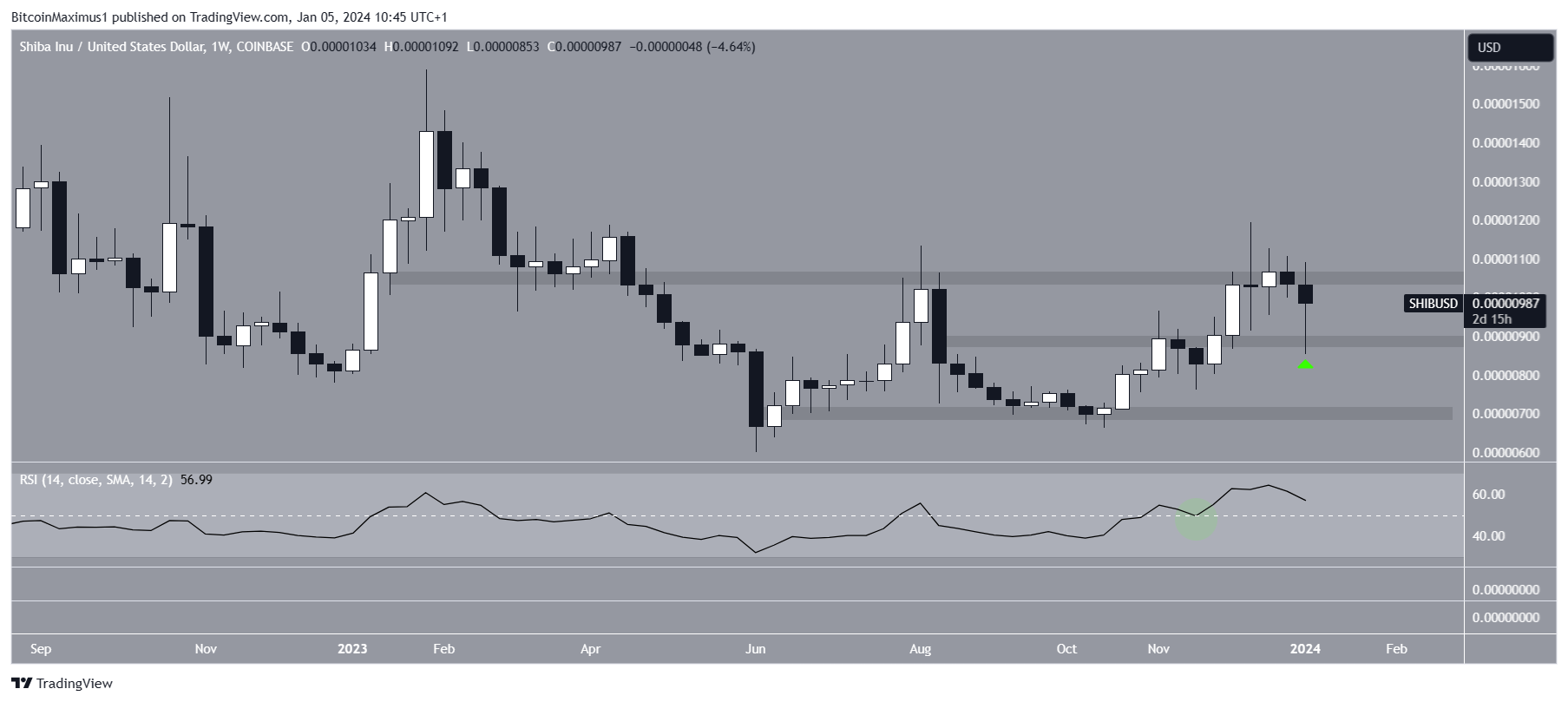 Shiba Inu (SHIB) Price Movement