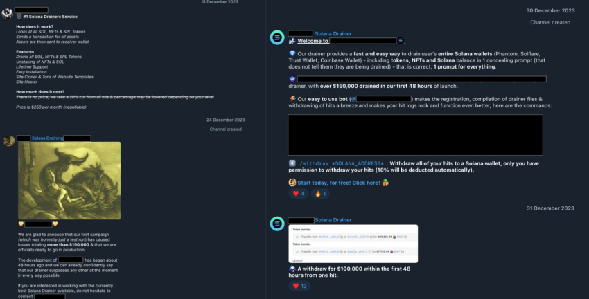 crypto security companies crypto wallet drainer services