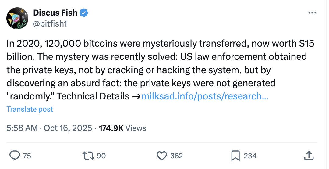 A New Bitcoin Wallet Flaw