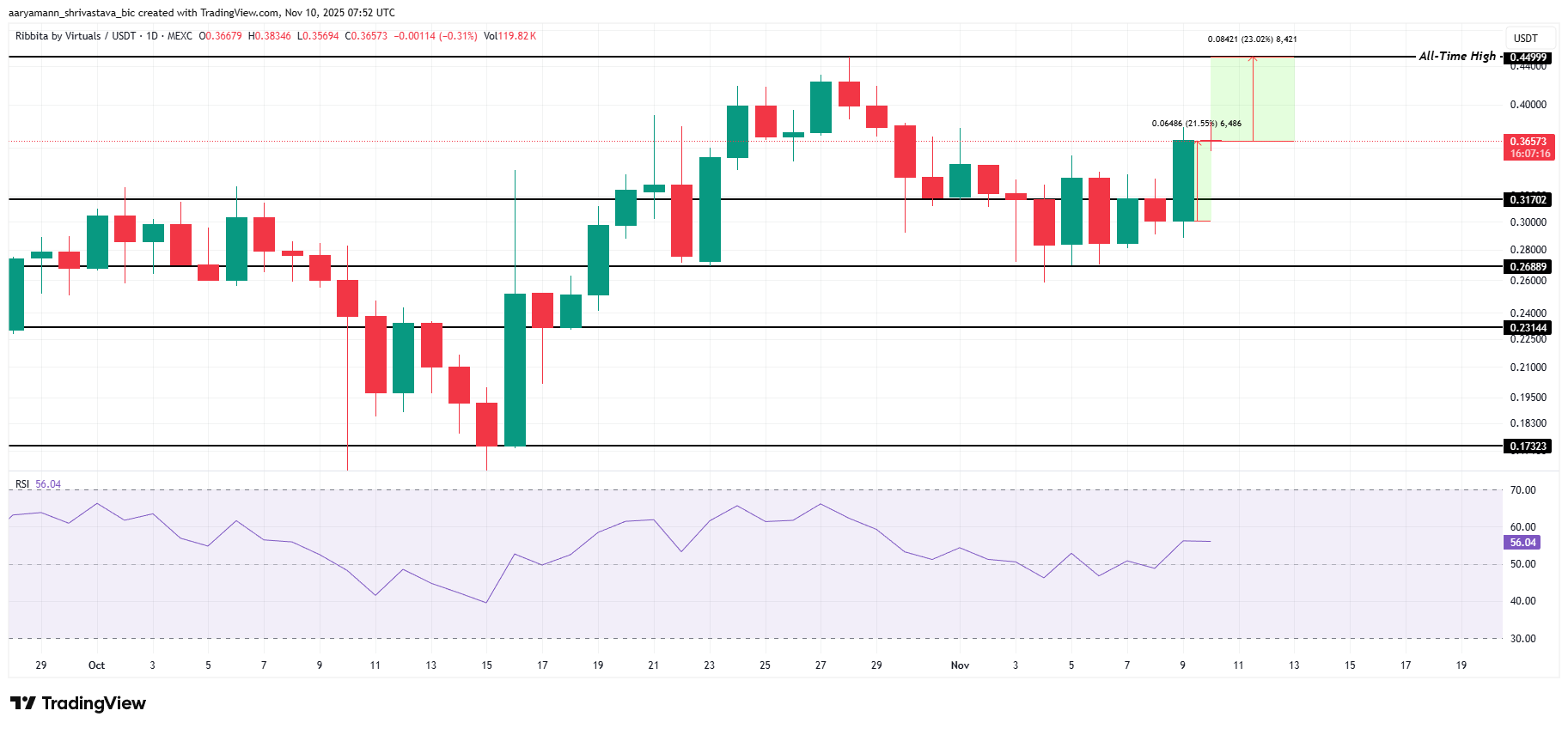 TIBBIR Price Analysis.