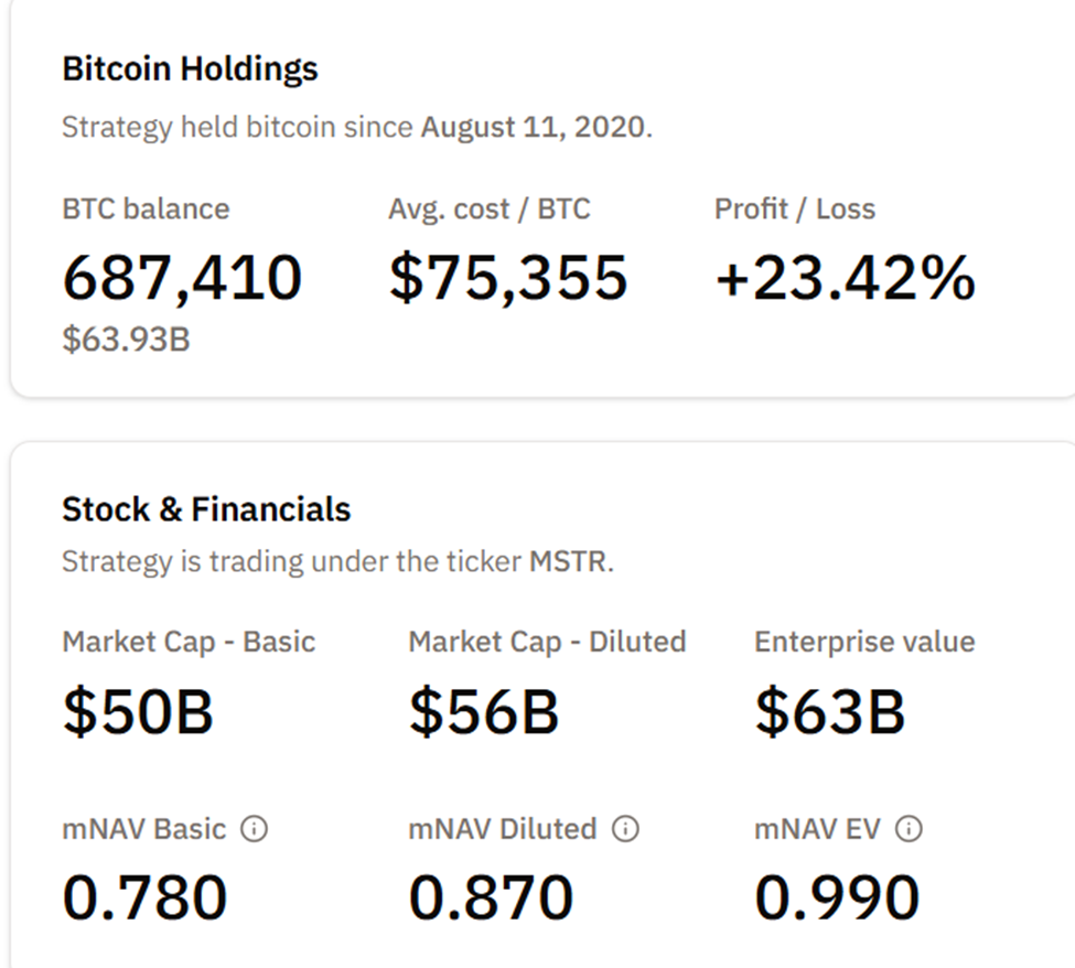 Strategy BTC Holdings
