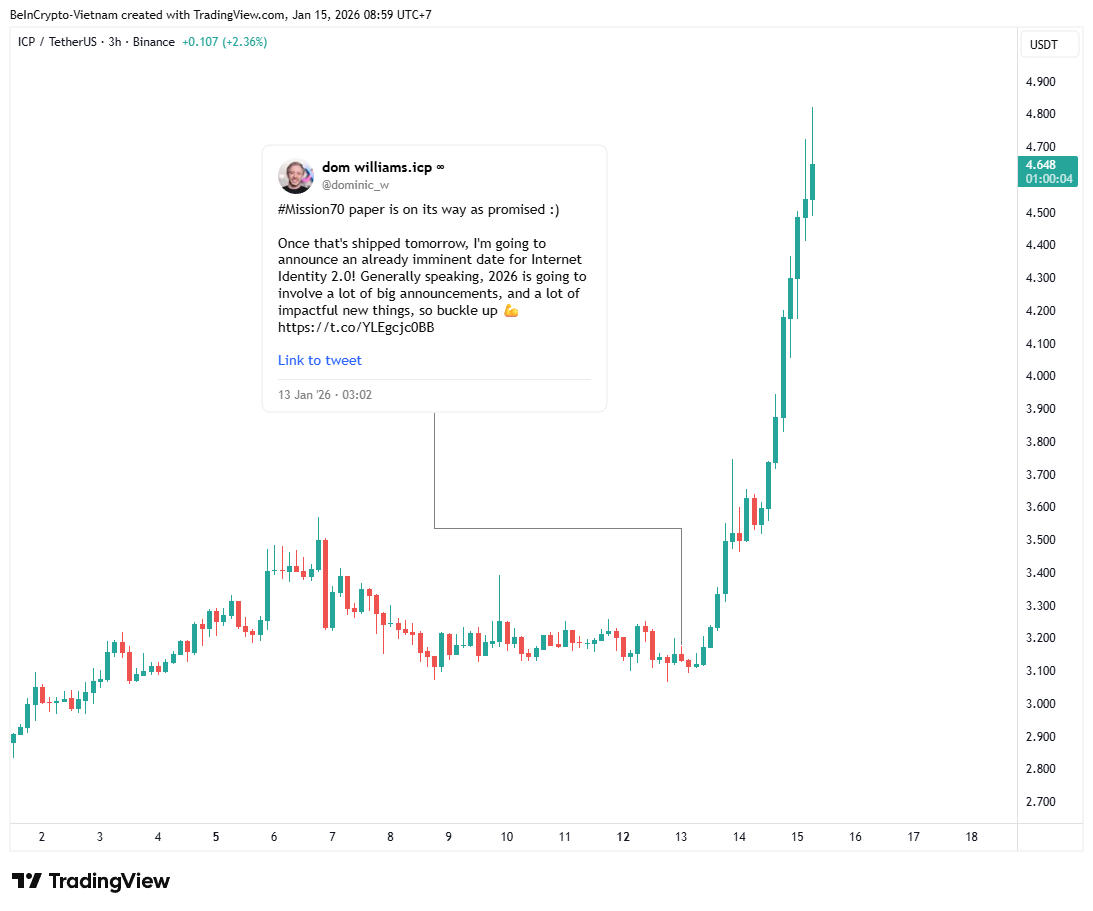 Internet Computer (ICP) Price Performance