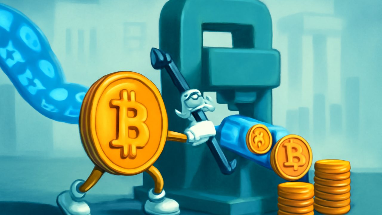 Dividend Minting Press Converting to BTC