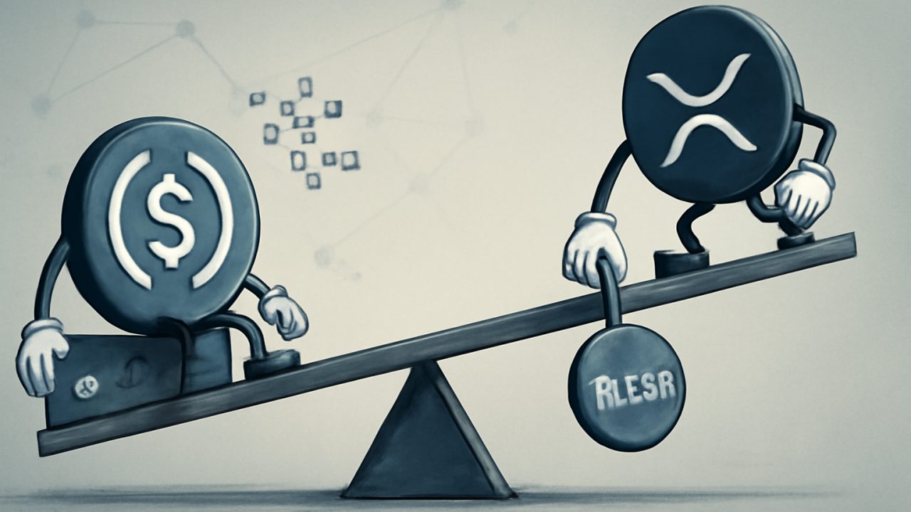 Tipping the Network Scale with RLUSD