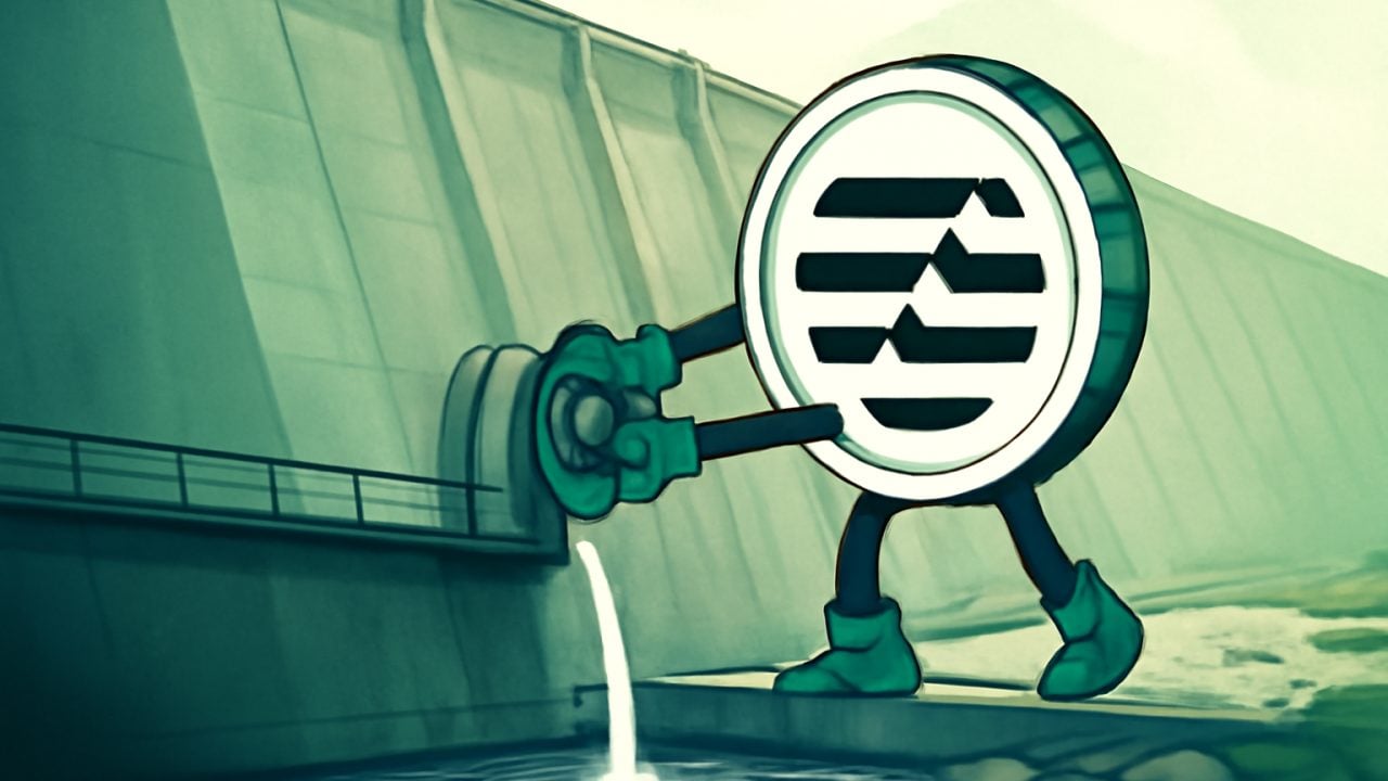 APT Unlock as Small Dam Hatch Release Over a Shallow Market