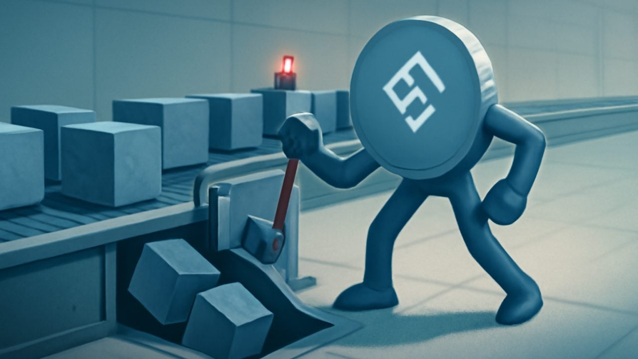Conveyor Divert: Dropping Old Blocks to Avoid a Storage Jam