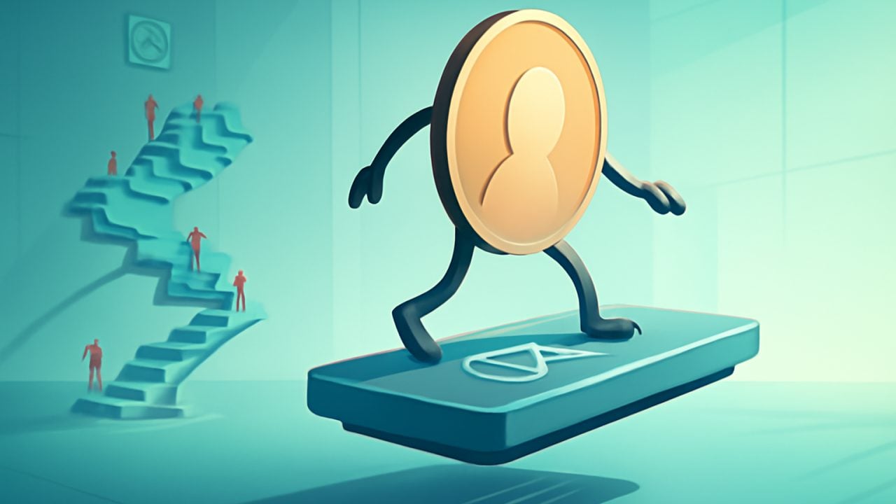 Closed-loop elevator vs tangled token staircase