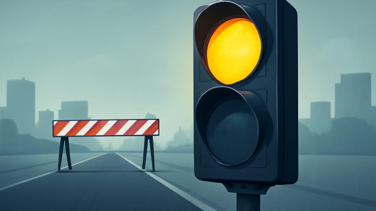 Extended Yellow, Road Still Blocked