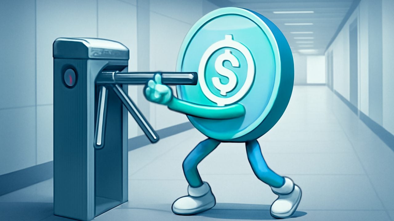 Turnstile Lock — No Way Back for Stablecoin Payments