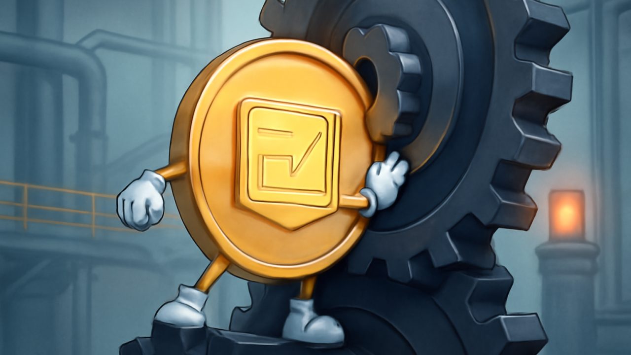 Jammed DeFi Gears by an Oversized Synthetic-Equity Token