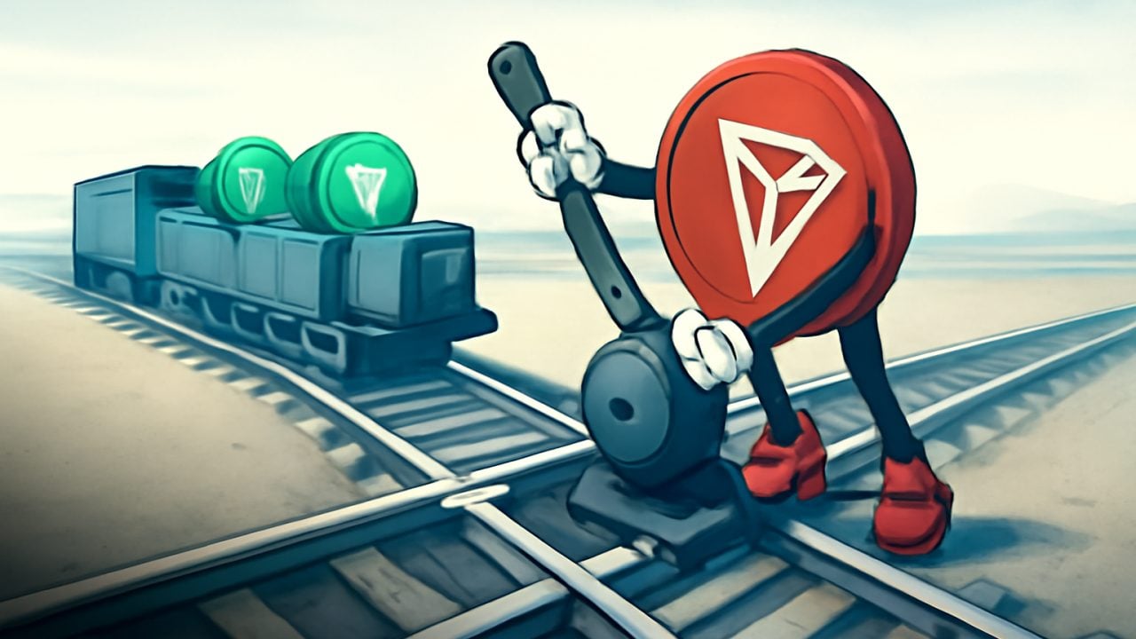TRX switches tracks for USDT scale