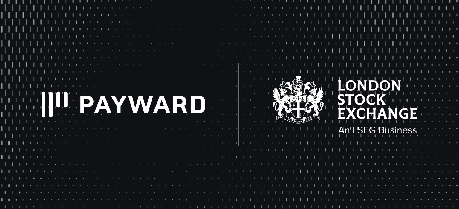 Official Payward and London Stock Exchange partnership graphic.
