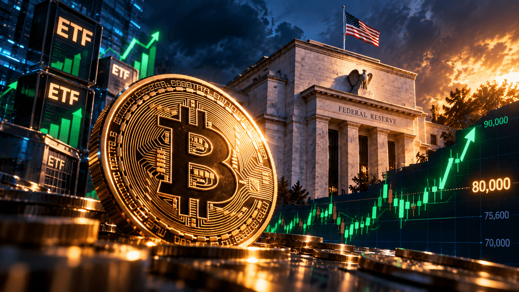 Bitcoin Holds Near $80K Ahead of Fed Decision as ETF Demand Returns