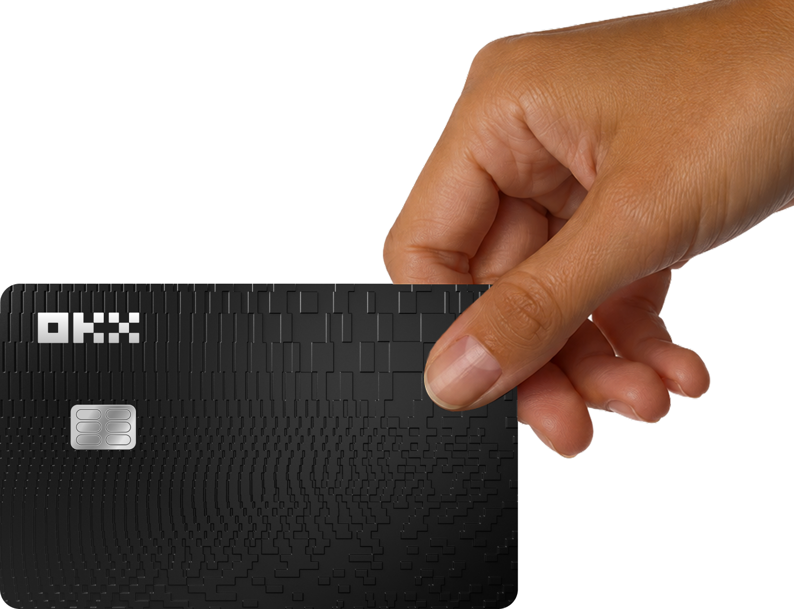 Official OKX Money card visual showing the product’s card-spending functionality.
