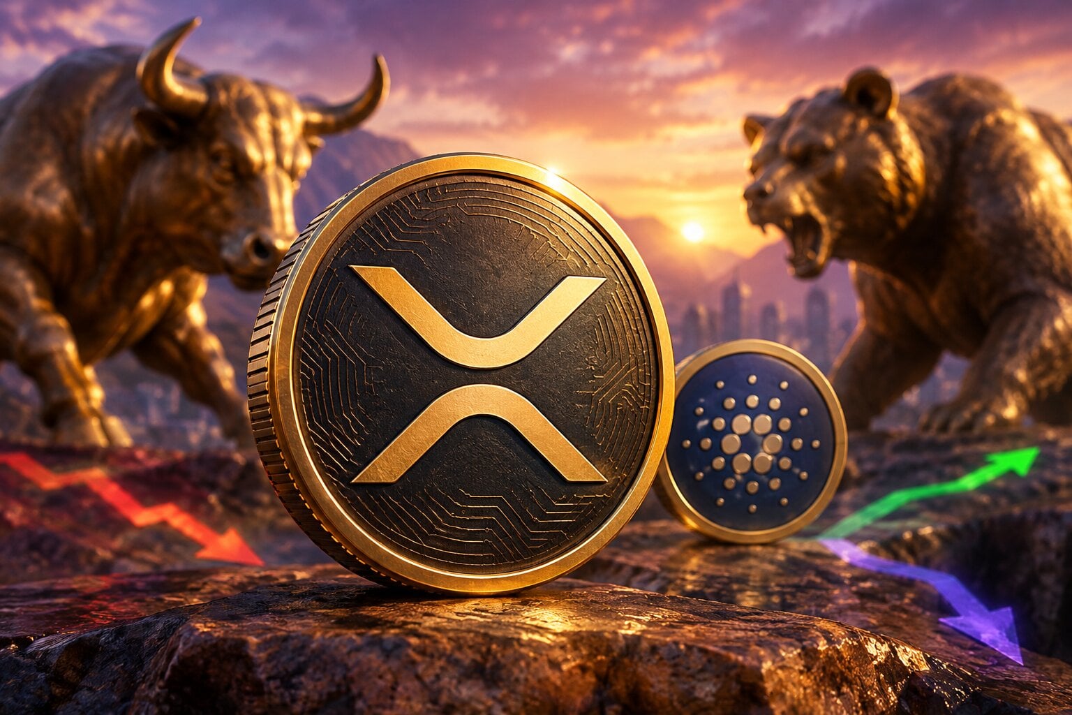 XRP and Cardano Share One Bearish Trend, but Their Next Moves Could Split